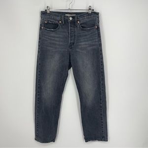 Levi’s Wedgie Straight Leg Jeans Size 27 high rise black